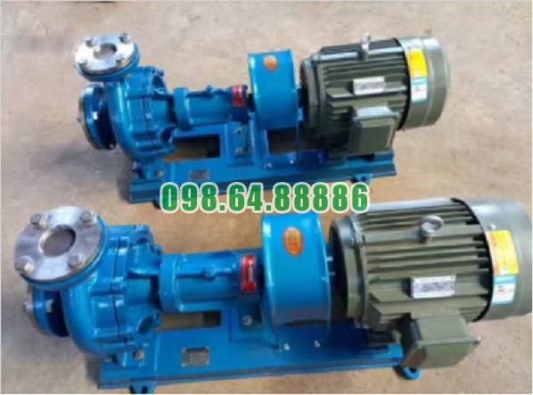 Bơm dầu gia nhiệt RY40-25-200 công suất 4 kW, tốc độ quay 2900 vòng/phút, cột áp 50 m, lưu lượng 10 m3/h